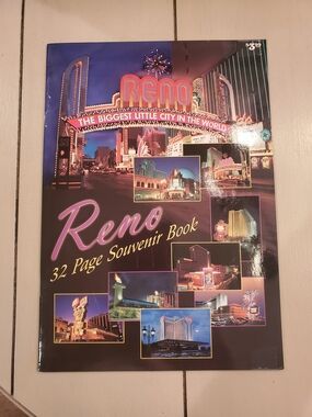 "Reno" - Paperback - Souevenir Book